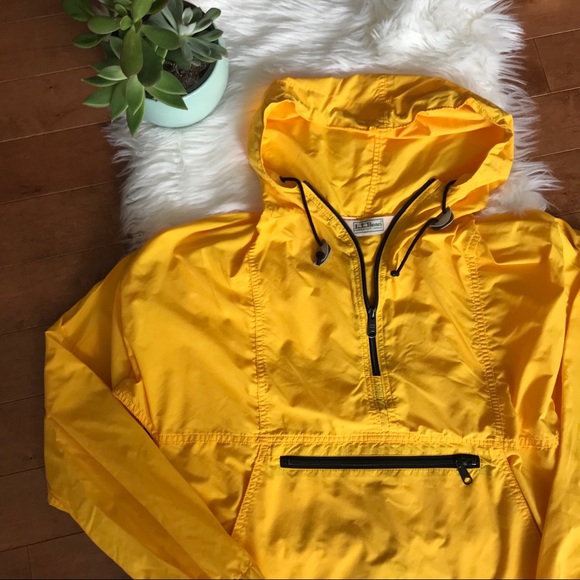 ll bean pullover rain jacket